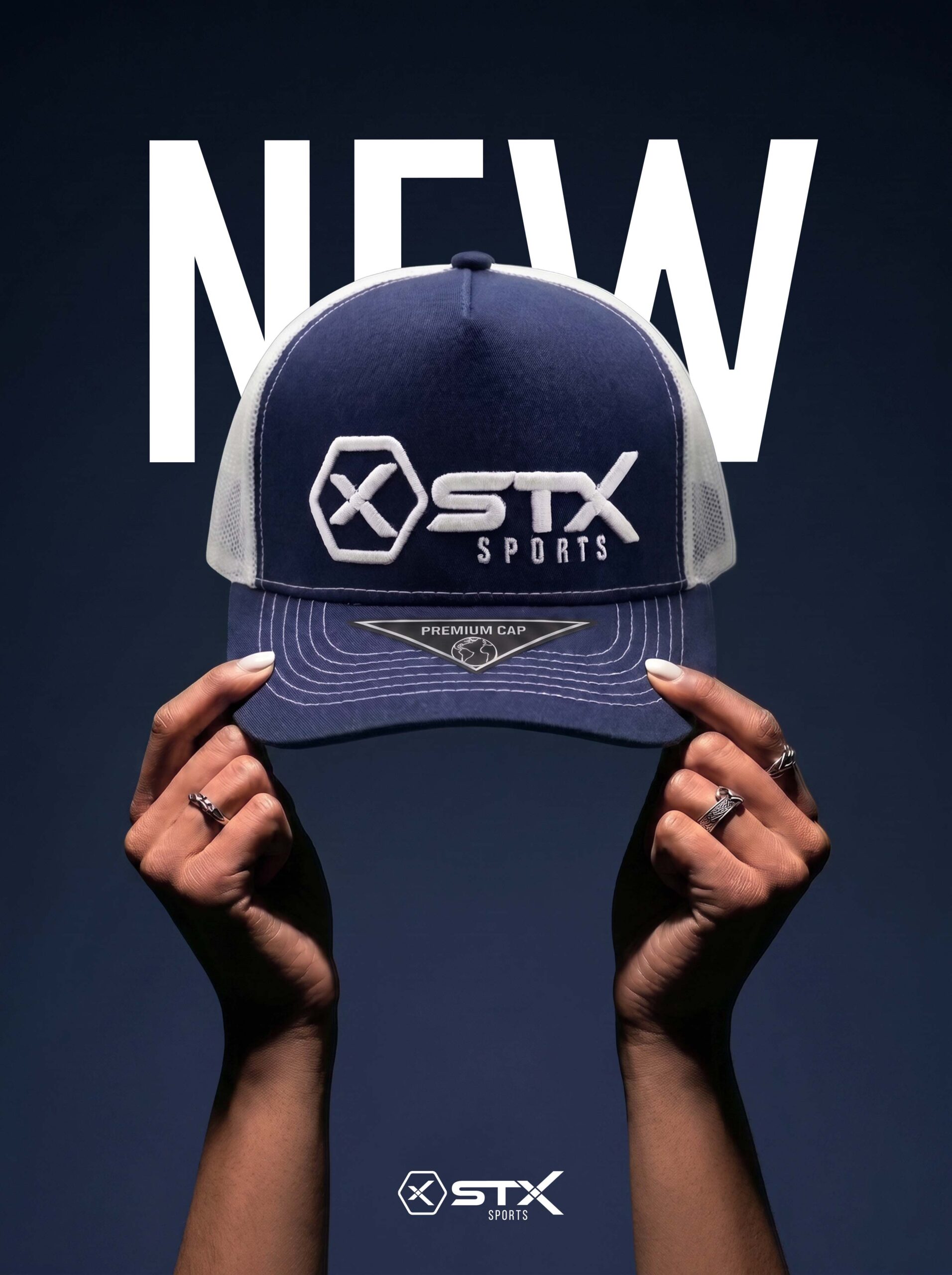 Gorra Trucker STX Sports – X Power Navy