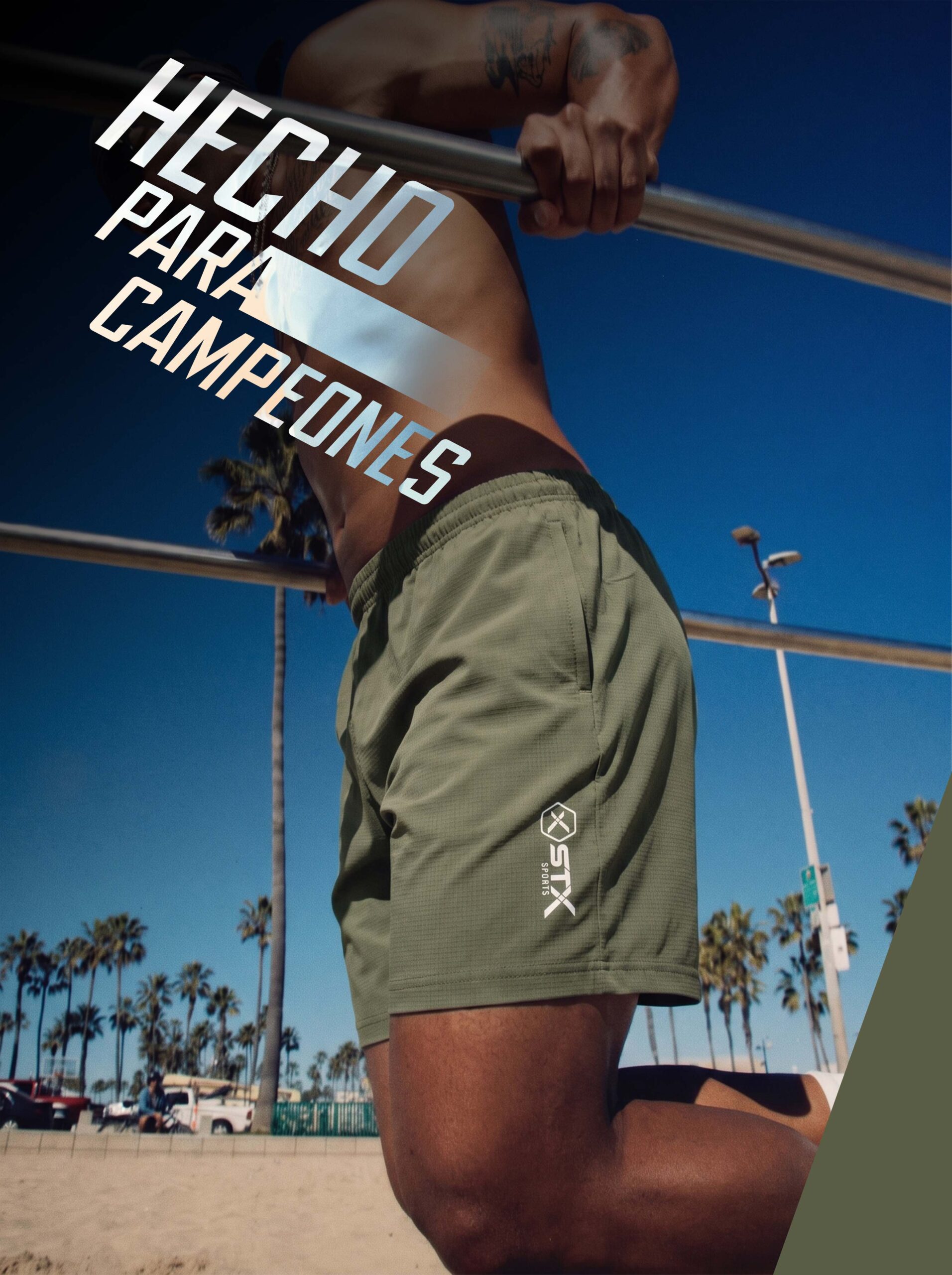 Short de Entrenamiento Texturizado STX Sports – X Power - Image 4